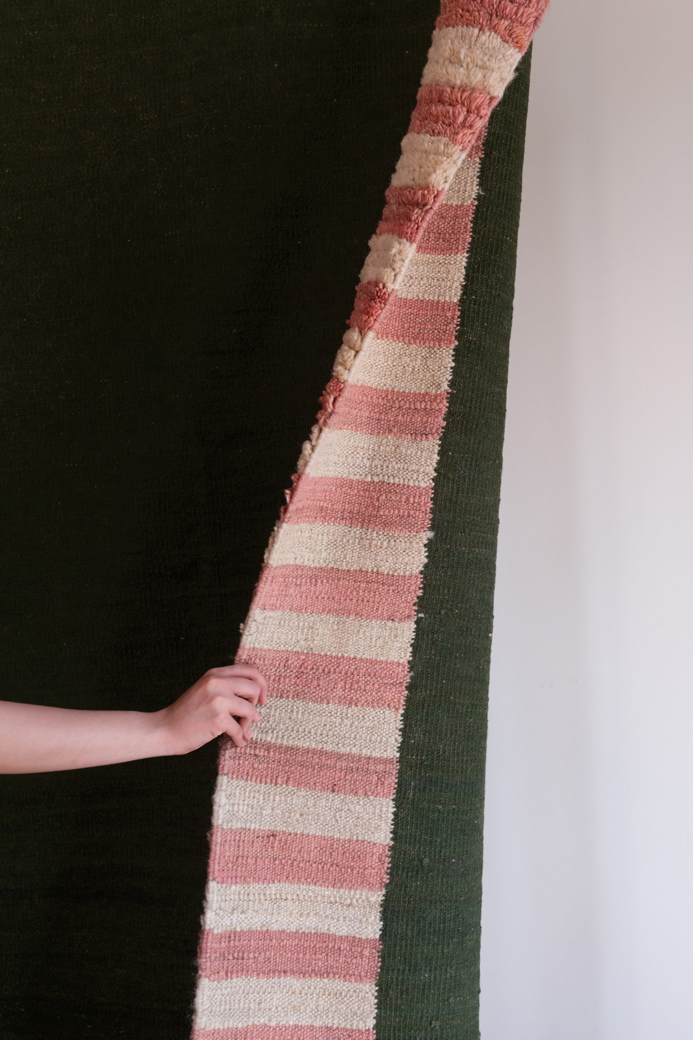 Khat Khati Rug - Green