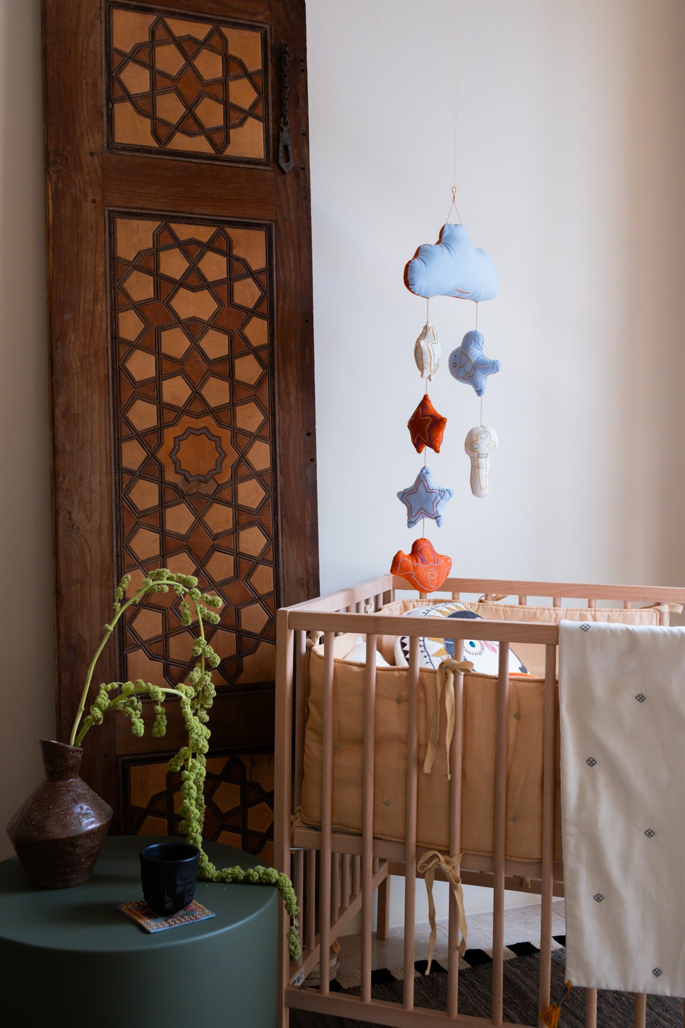 Lucky Charm Crib Mobile - Paprika