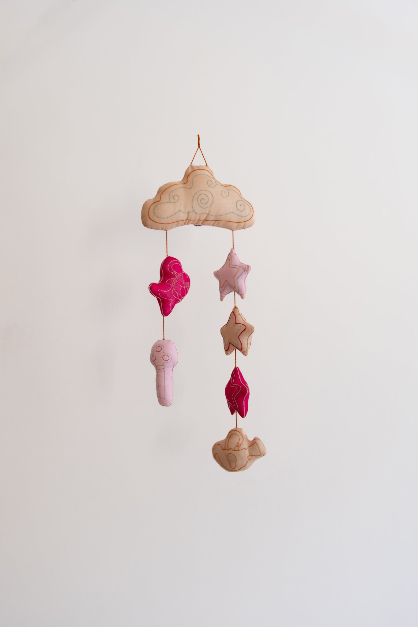 Lucky Charm Crib Mobile - Wheat