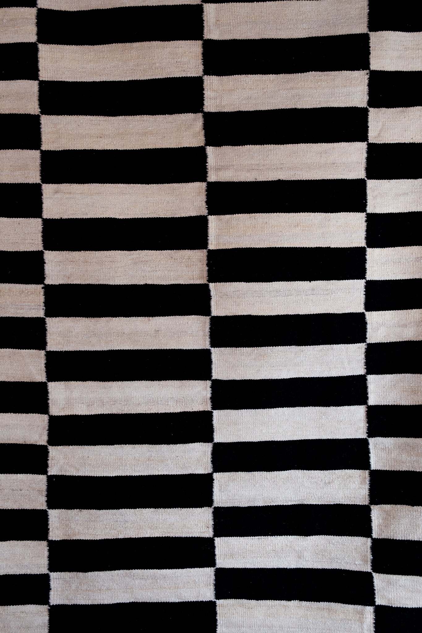 Piano Rug - Natural/ Black