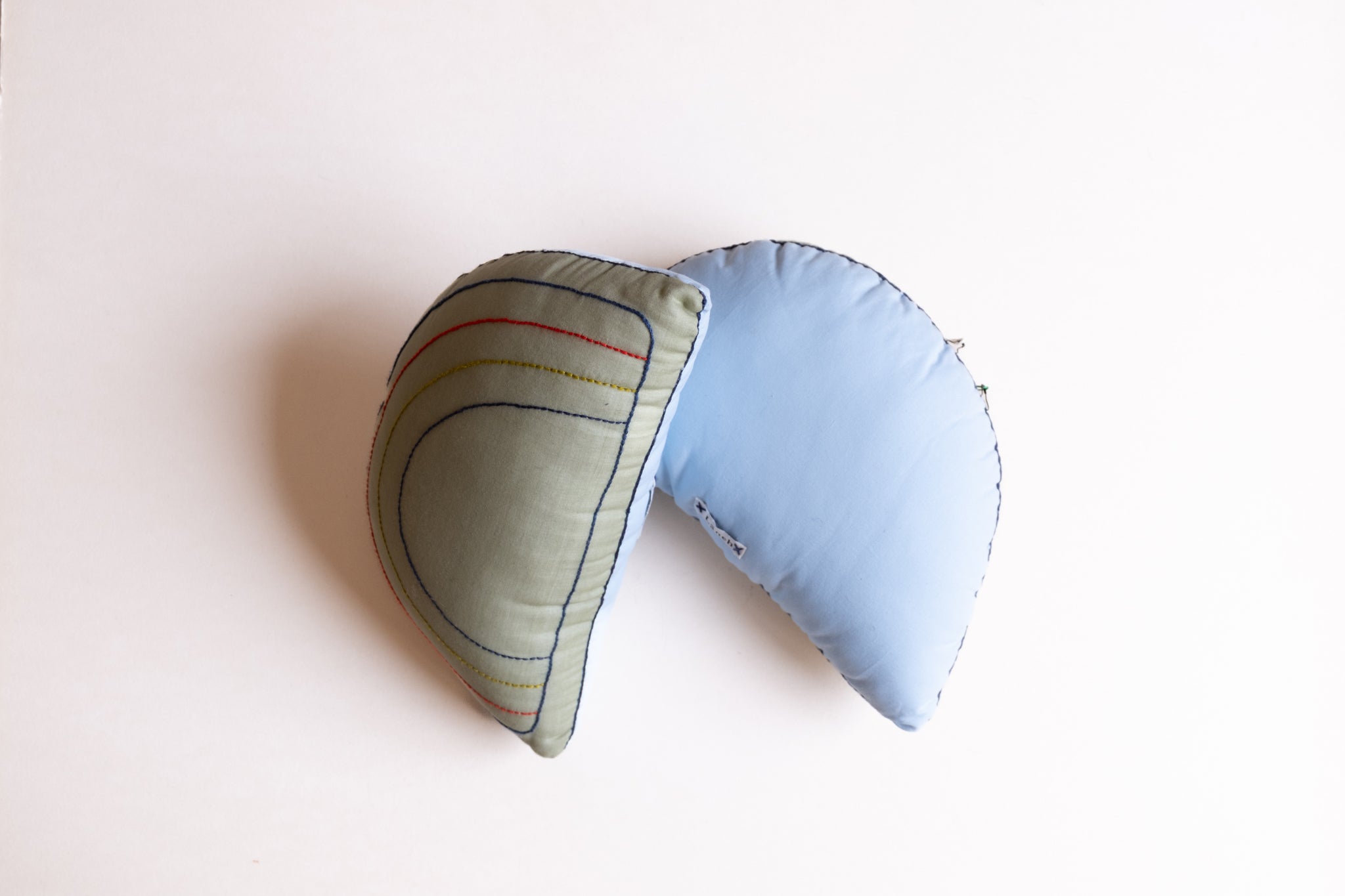 Rainbow Cushion - Apple Green