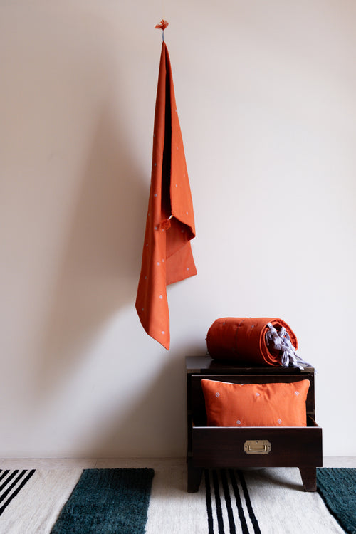 Bandbook Crib Bumper - Paprika