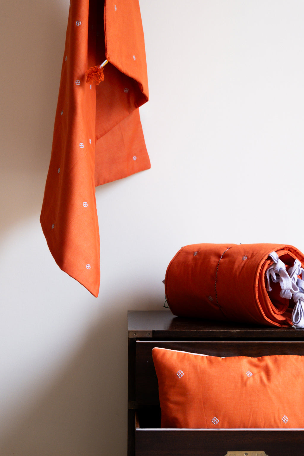 Bandbook Crib Bumper - Paprika