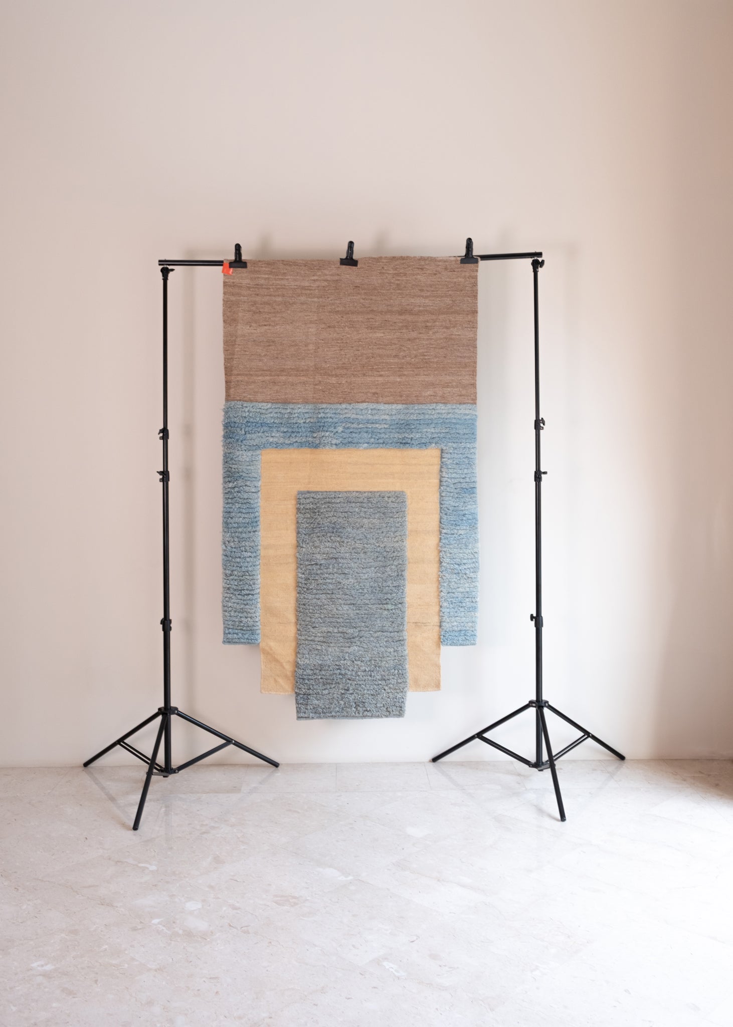 Cascading Rug - Iris Blue
