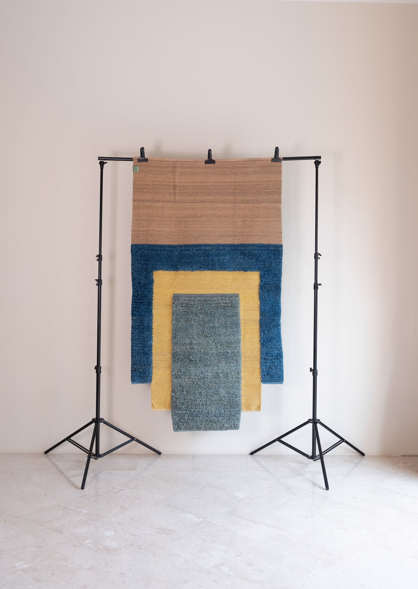 Cascading Rug - Navy Blue