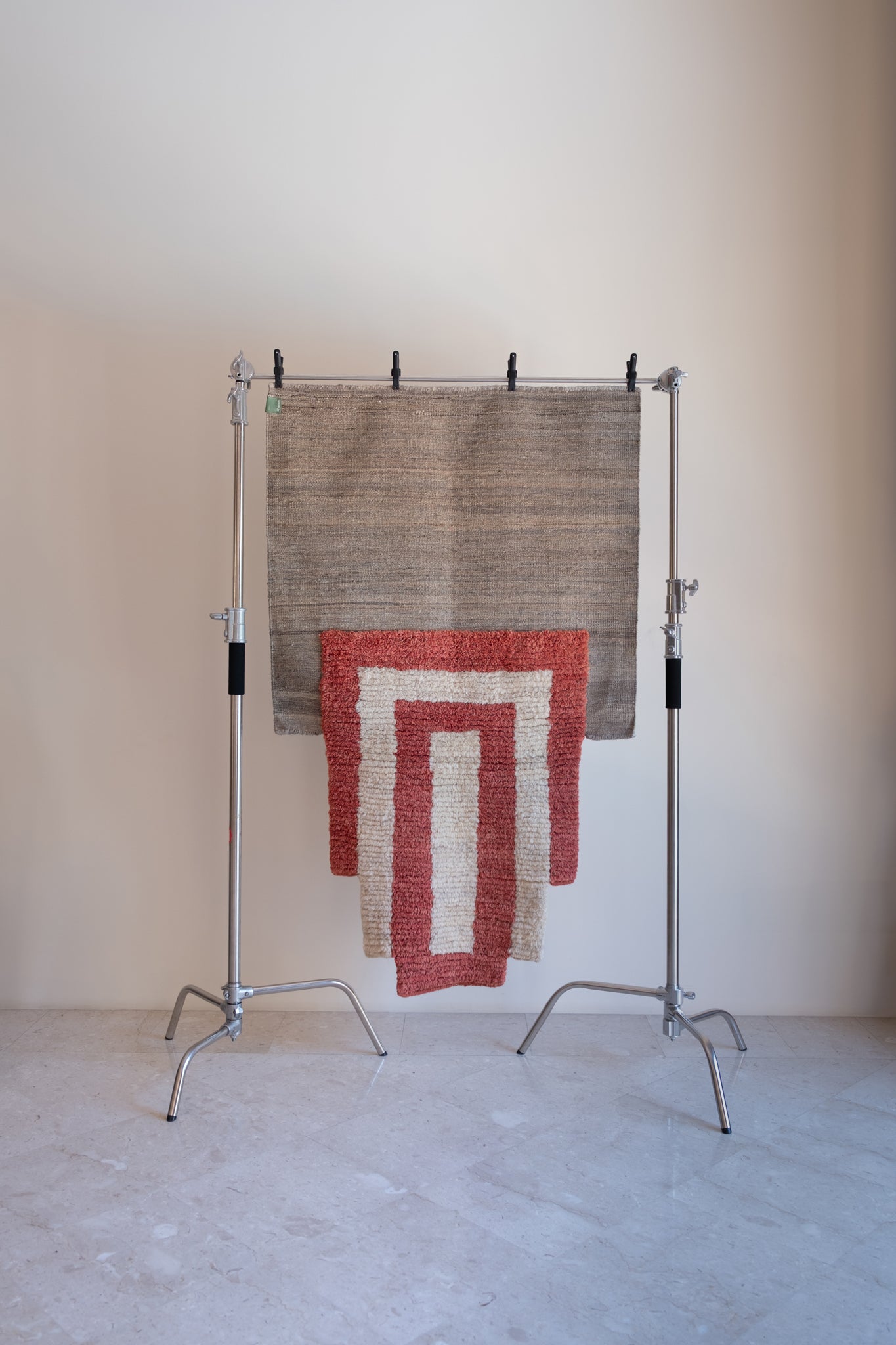 Cascading Rug - Peach