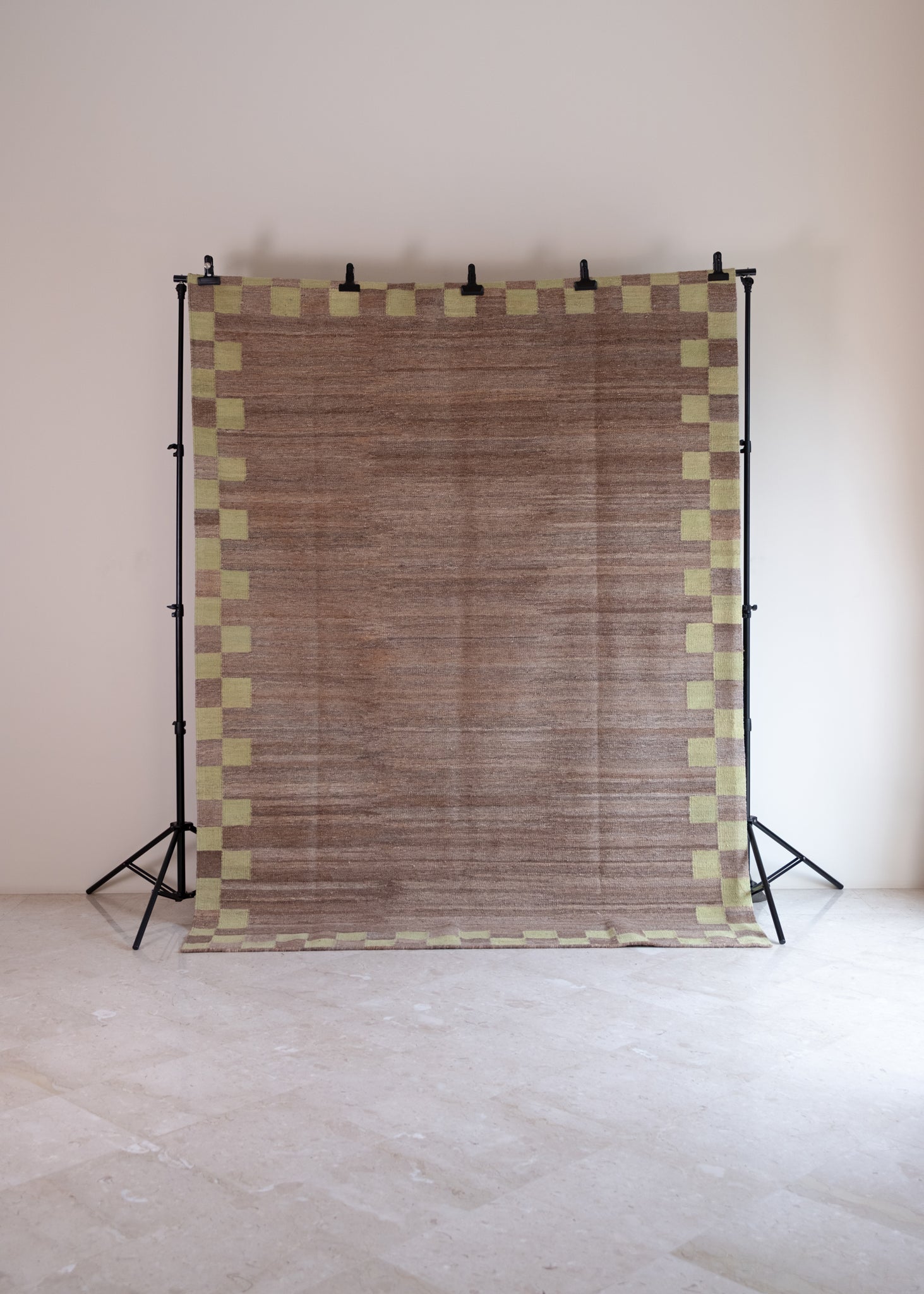 Checkered Rug - Mint