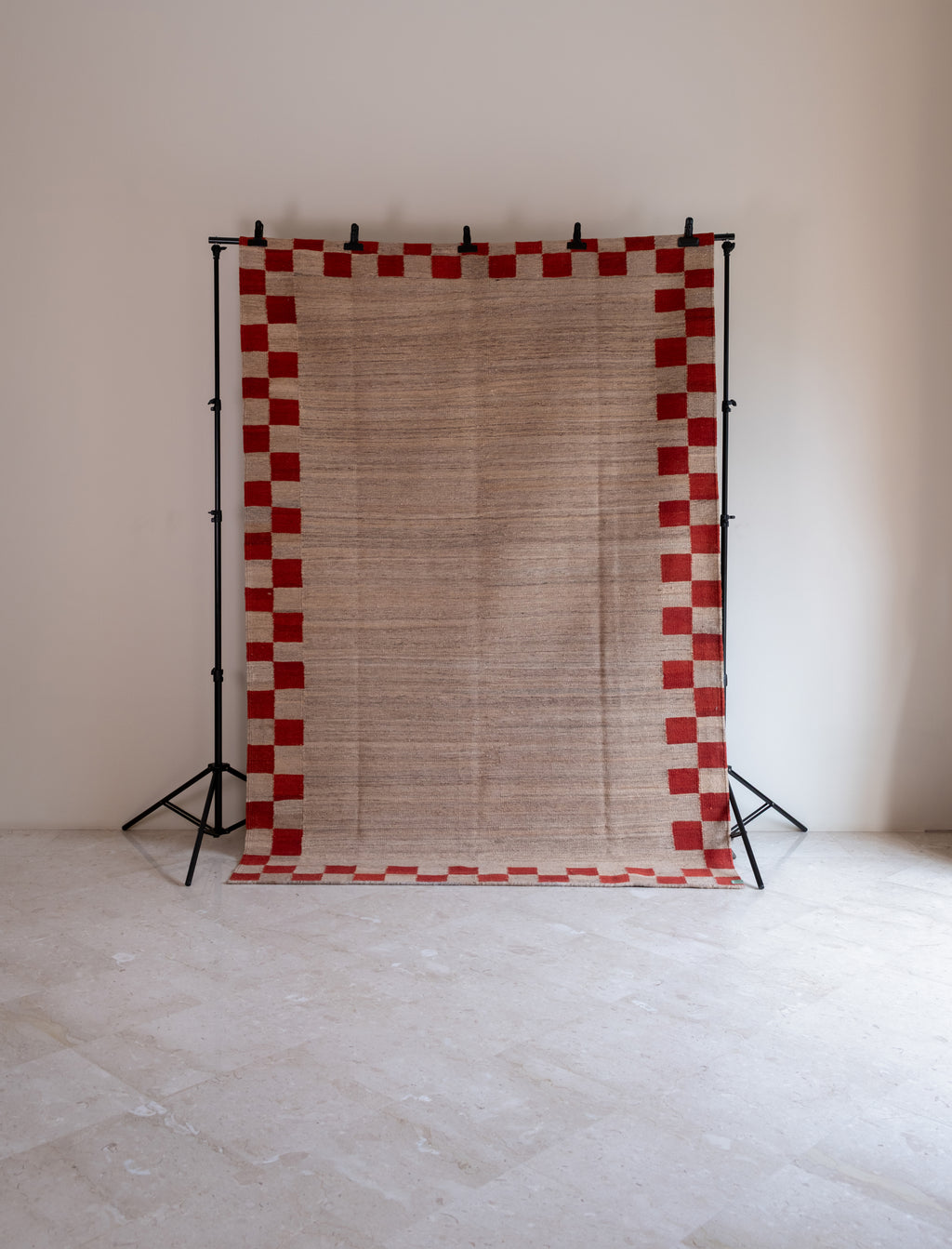 Checkered Rug - Red I