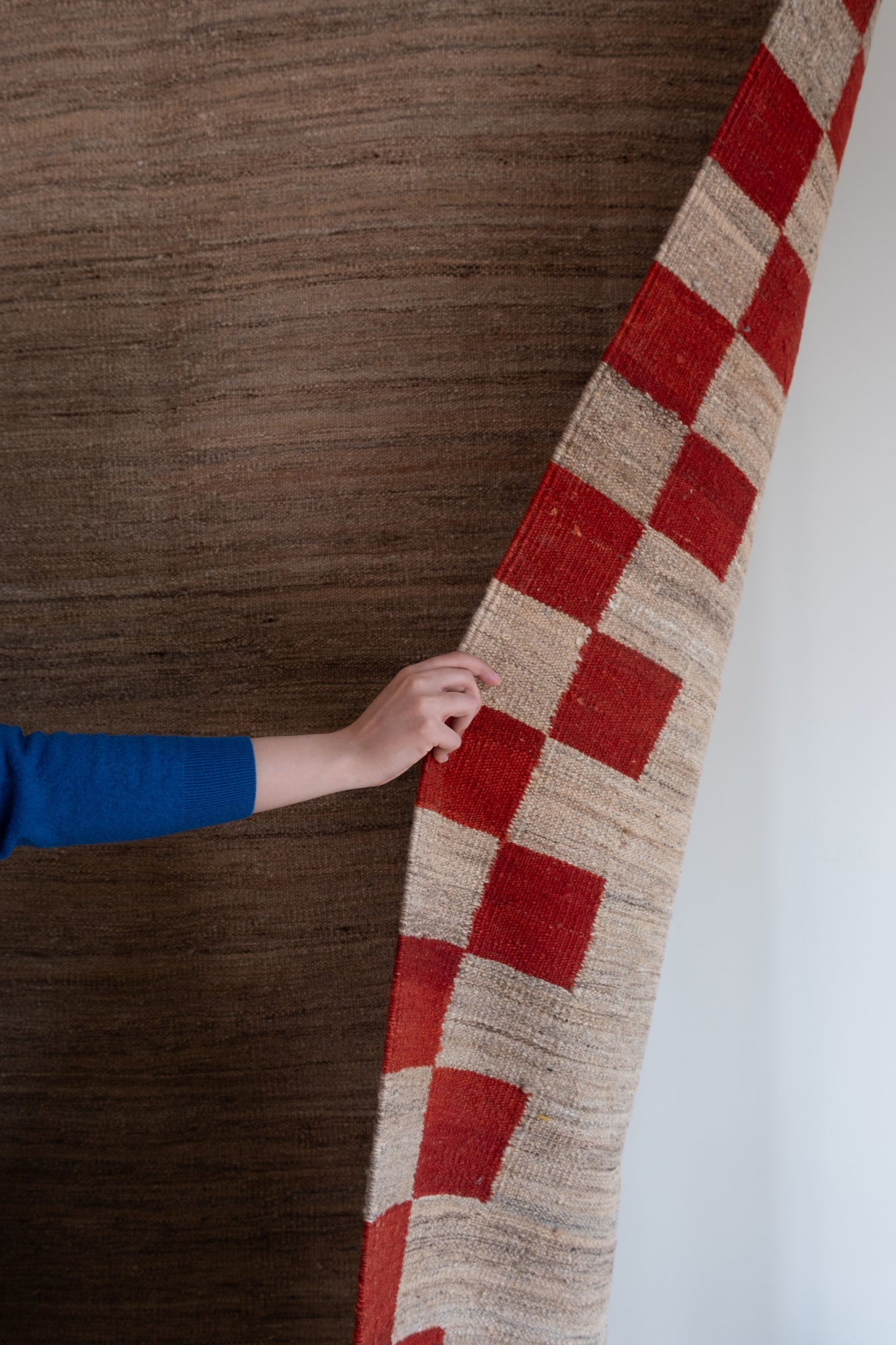 Checkered Rug - Red I