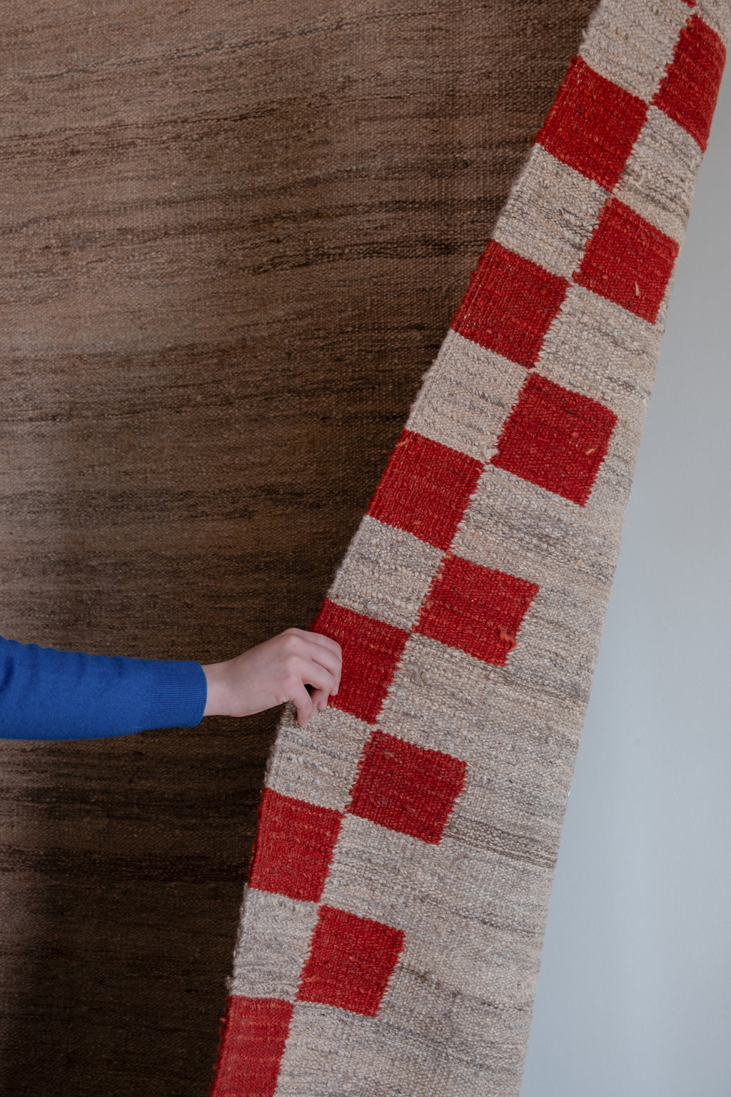 Checkered Rug - Red II