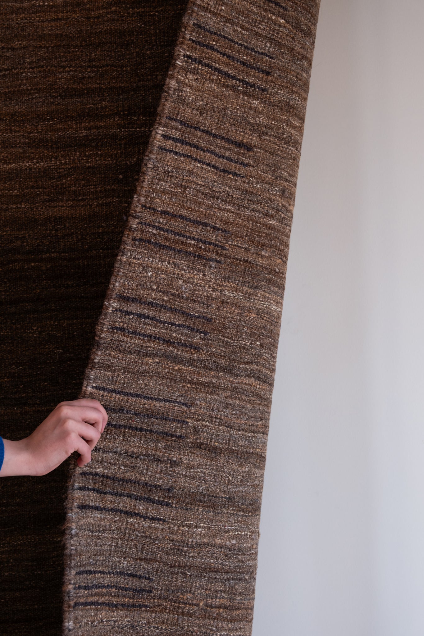 Khat Khati Rug - Natural/Granite Grey