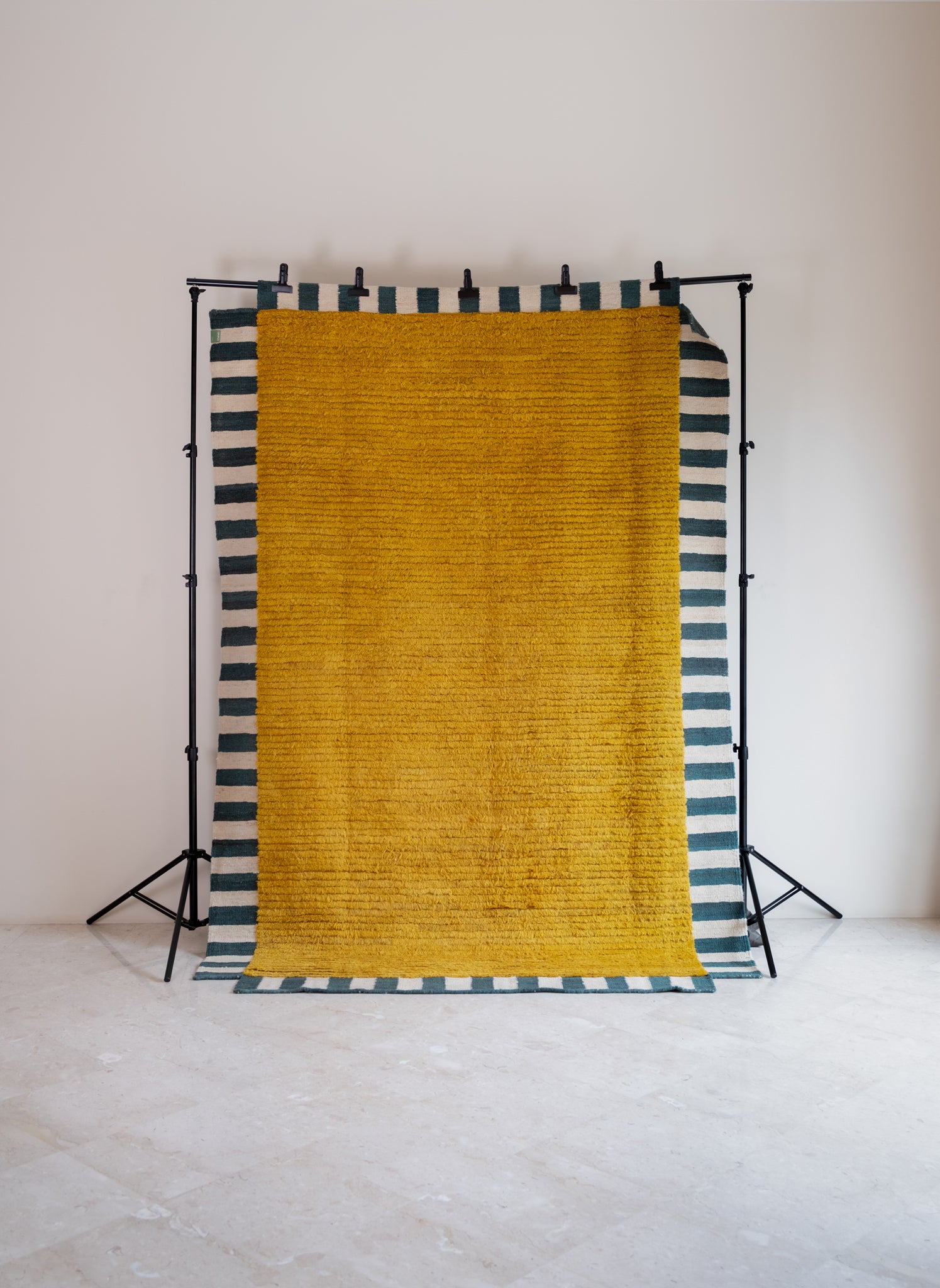 Khat Khati Rug - Yellow