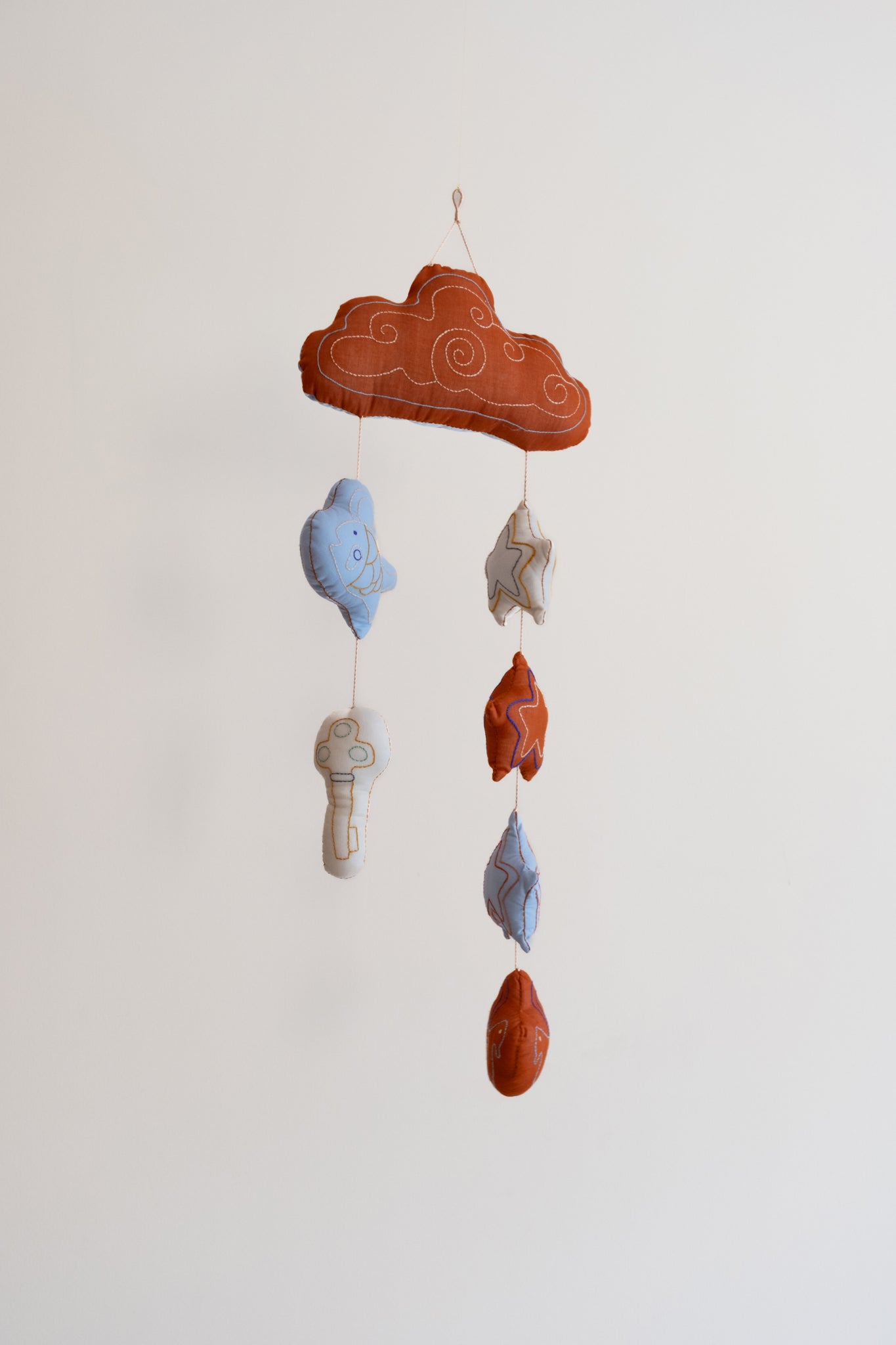 Lucky Charm Crib Mobile - Paprika