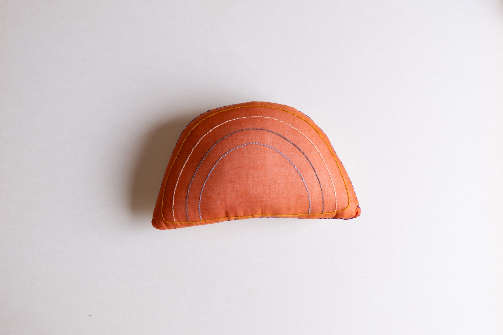 Rainbow Cushion - Paprika