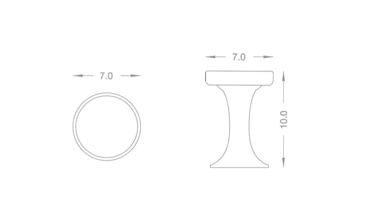 Shamdaan (Candleholder) - White