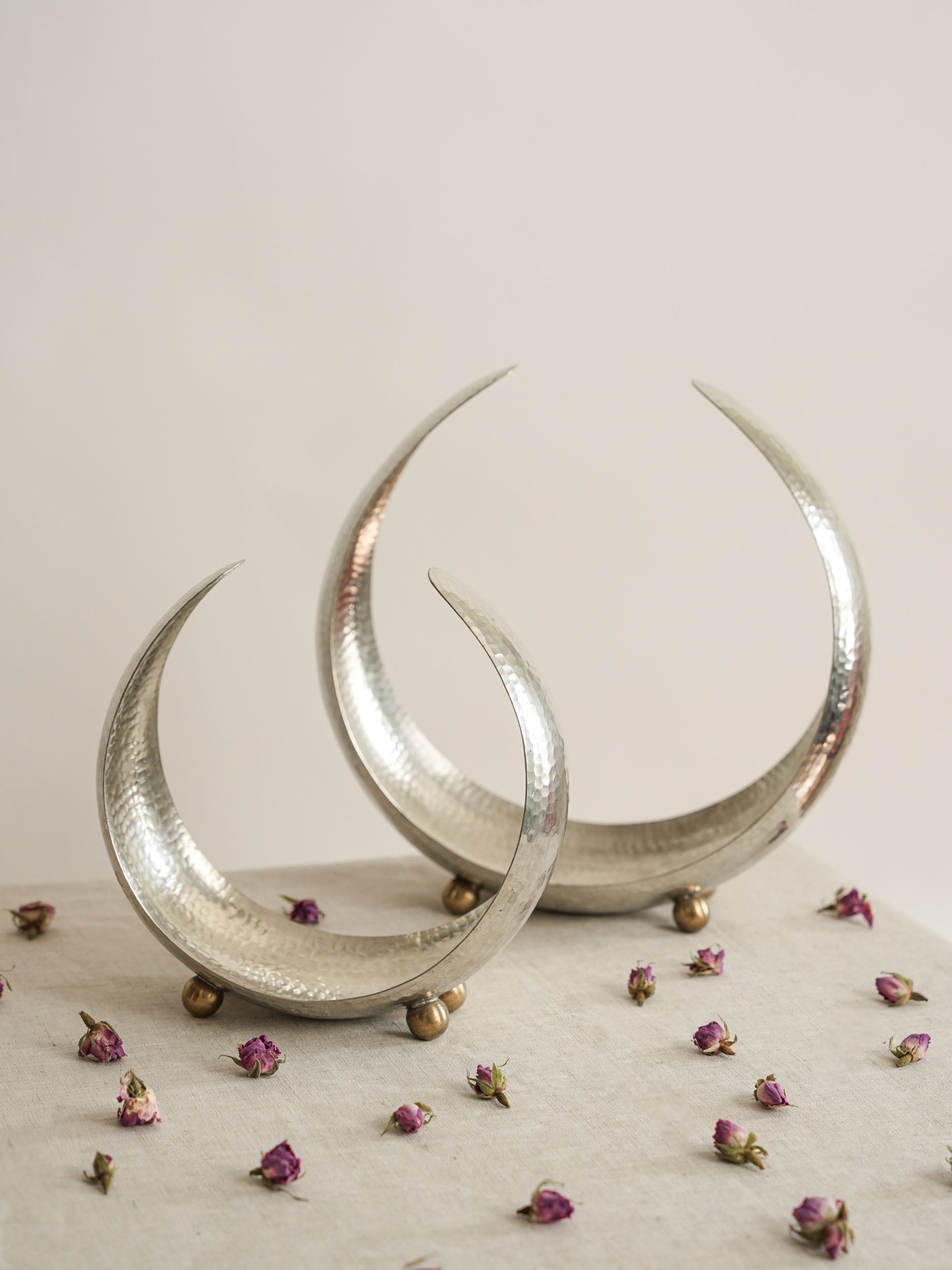 Crescent Plate - Polished Copper