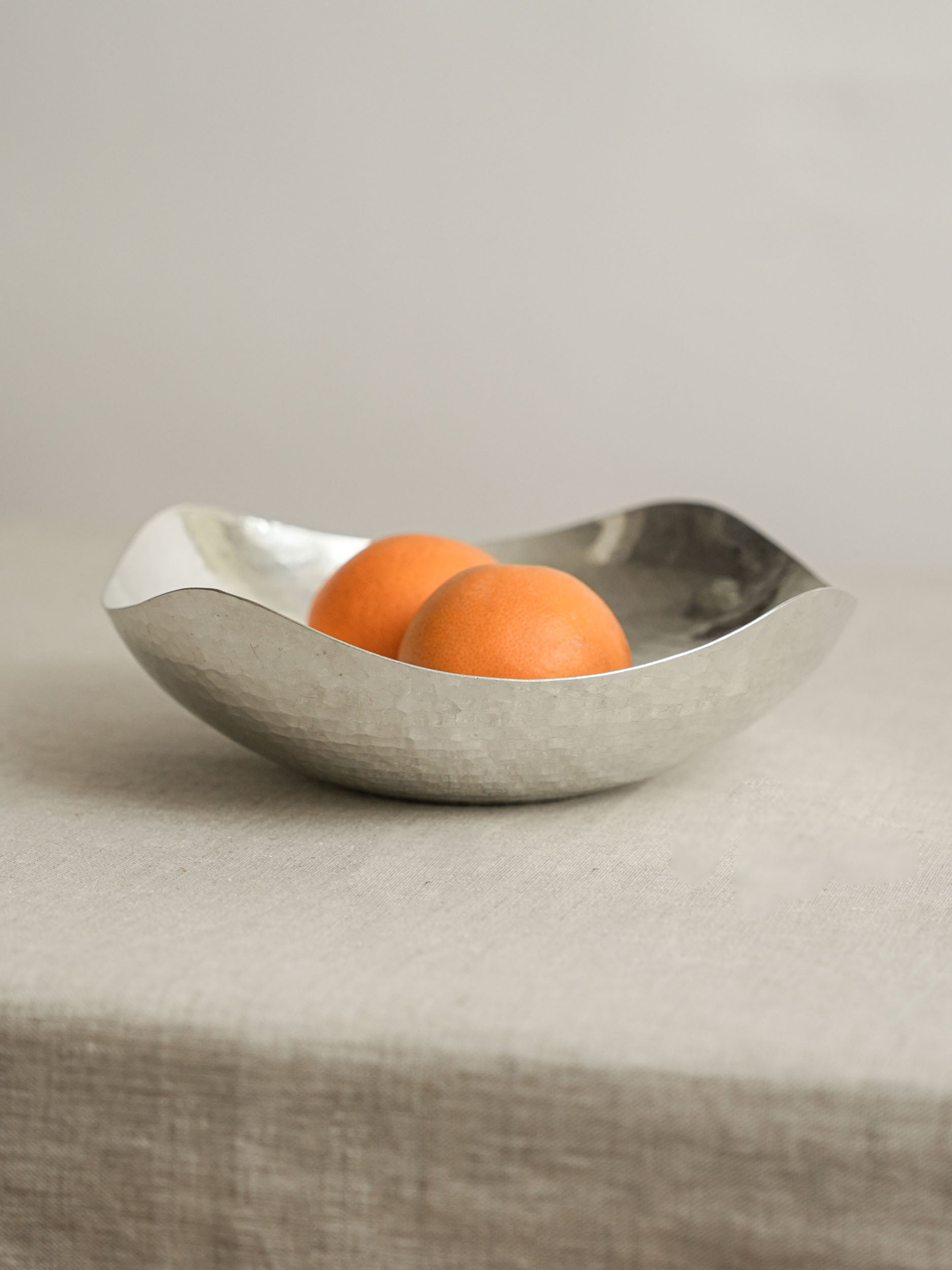 Hammered Bowl - Polished Copper