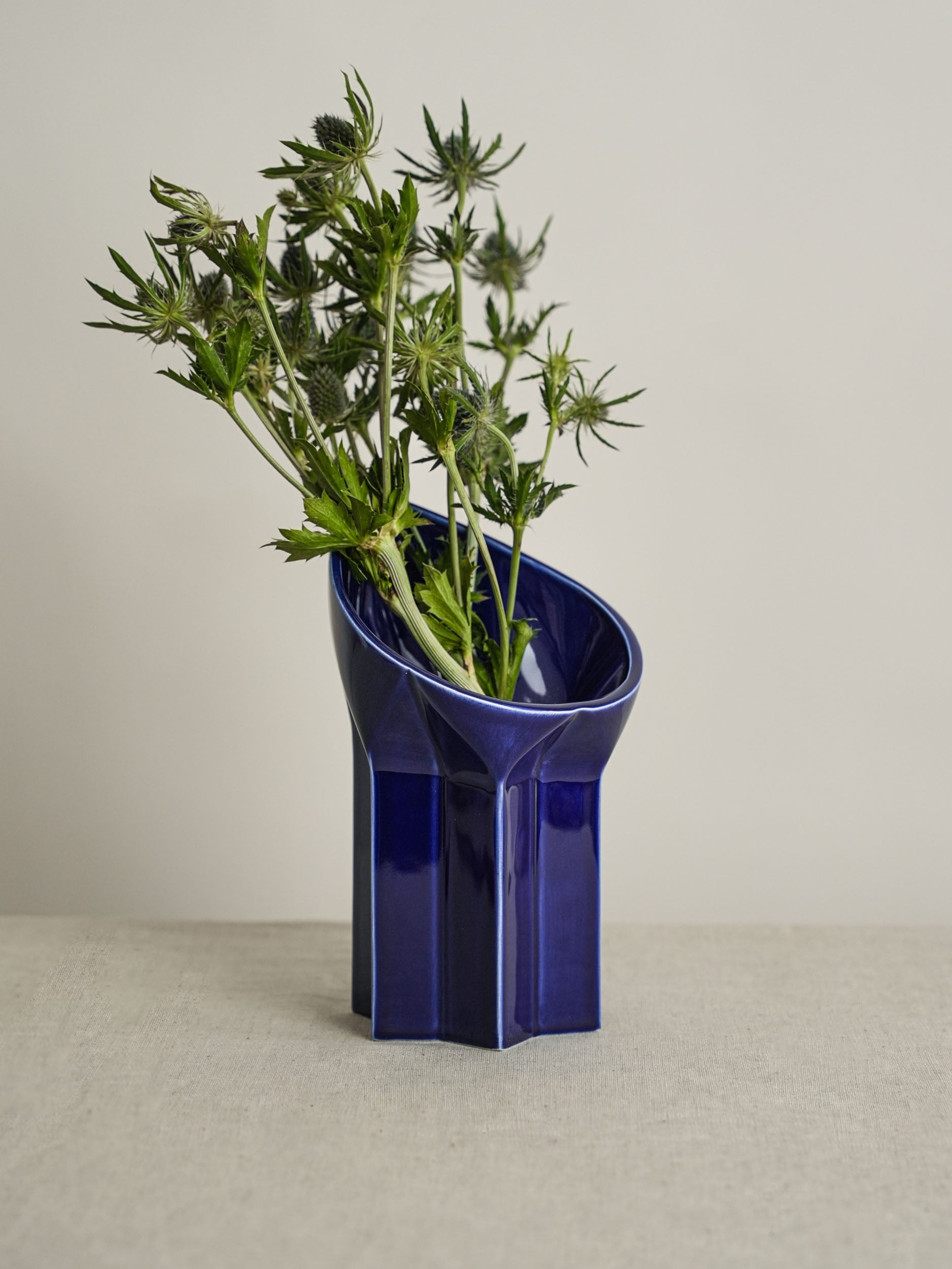 Muqarnas Vase - Cobalt Blue
