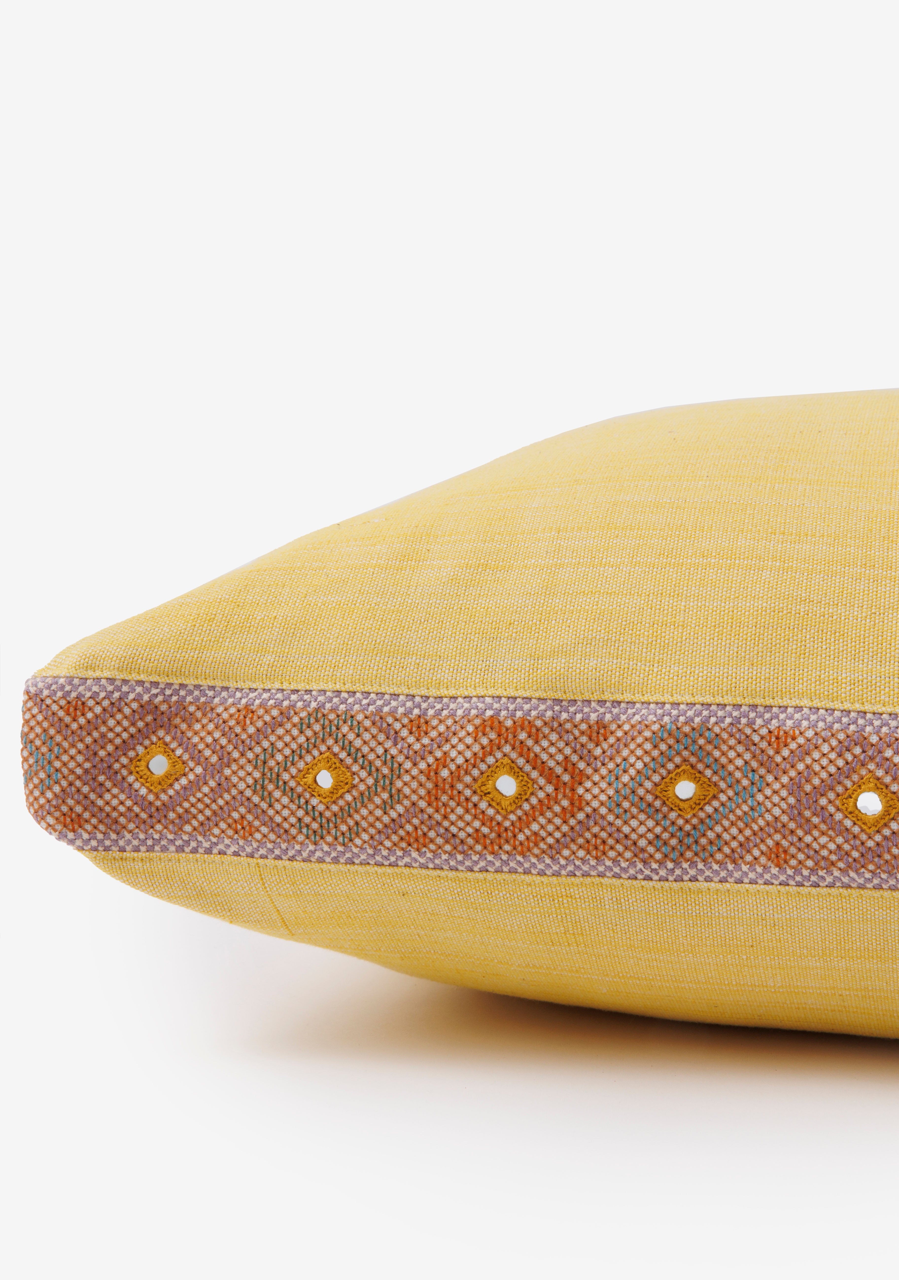Noor Cushion - Yellow
